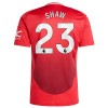 Maglia ufficiale Manchester United Shaw 23 Casa 2024-25 per Uomo